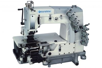 Sunshine DB-78704 PMD 4 İğne Zincir Dikiş Lastik Makinası (8.5mm) Kavramalı Motor - 1