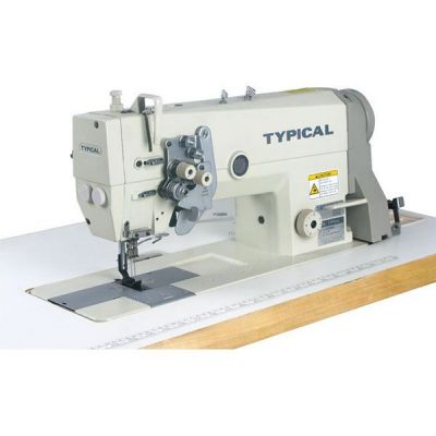 Typical GC-6845H Çift İğne Küçük Mekik İptalli Kilit Dikiş İnce ve Orta Mat İçin