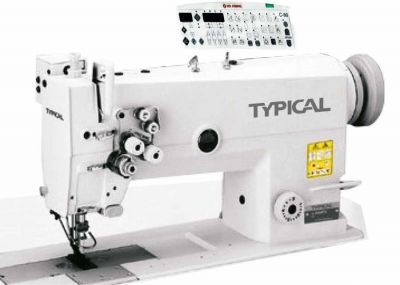 Typical GC-6872-5-HD3 Çift İğne Büyük Mekik İptalsiz İplik Kes. Kilit Dikiş (Kalın Mat.İçin)