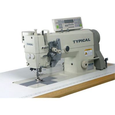 Typical GC-6875 HD3 Çift İğne Büyük Mekik İptalli İplik Kesicili  Kilit Dikiş Orta ve Kalın Mat için - 1