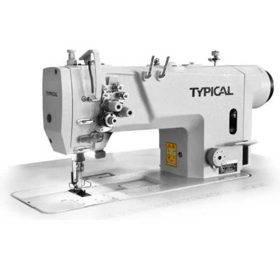 Typical GC-9420-M Çift İğne Küçük Mekik İptalsiz İplik Kesicili Kilit Dikiş Mikro Yağlamalı Direct Drive Orta Mat için - 1