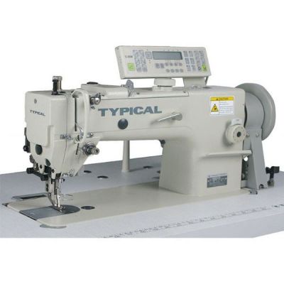 Typical GC0312-D2 Tek iğne kilit dikiş dikiş ayak transportlu iplik kesicili - 1