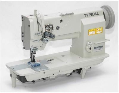 Typical GC20606-K Çift papuç çift iğne kilit dikiş tam yağlı (25cm) - 1
