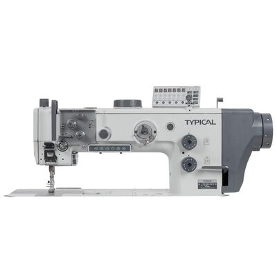 Typical TW1-898L14-D2T5 Direct Drive İplik Kesicili 3’lü Transport Sistemli Çift Papuç Deri Dikiş Makinası - 1
