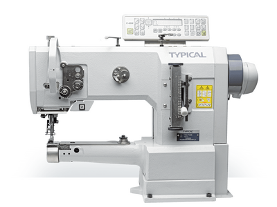 Typical TW3-P335B-D2T3 Elektronik İplik Kesicili İnce Baş Büyük Mekik Çanta Dikiş Makinası - 1