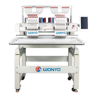 Wonyo WYQ1202 2 Kafa 12 İğne Nakış Makinesi (40Cm X 50Cm İşleme Alanı) - 1