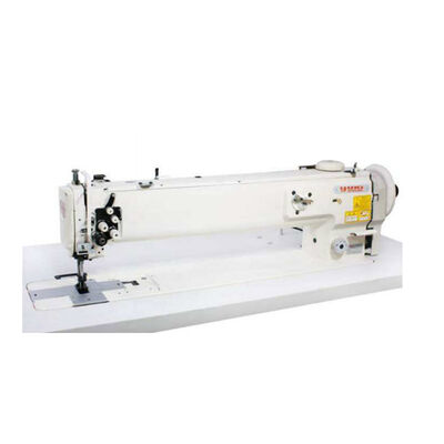 Yuki BJ-1560-N-L25 Çift Pabuç Çift İğne Ayak Baskı Ayarlı Büyük Mekik Uzun Kafa 65 cm Çadır Branda Dikiş Makinası - 1