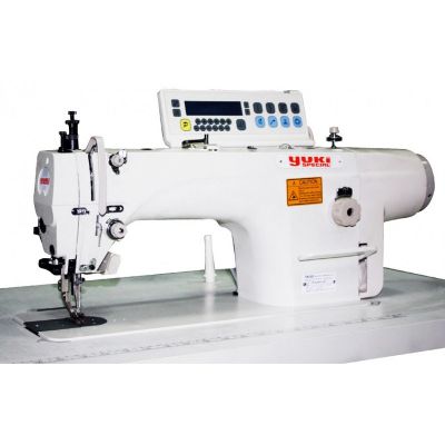 Yuki YK-6380DI Tek İğne Kilit Dikiş Büyük Mekik Ayak Transportlu 12 mm D.Drive - 1