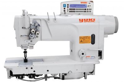 Yuki YK-8420D-403 Çift İğ Küçük Mekik İptalsiz İplik Kes. Mik. Yağ. D.Drive (Orta Mat. İçin)