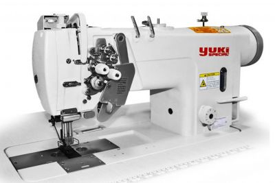Yuki YK-8750C-003 Çift İğne B Mekik İptalli Kilit Dikiş Mikro Yağlamalı (Orta Mat. İçin) - 1