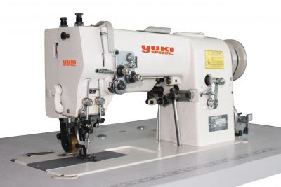 Yuki YK-8900PC Ajur Delikli Bıçaklı Süs Dikiş Makinası (5mm) (Merdaneli) Kavramalı Motor - 1