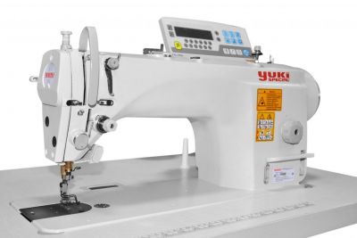 Yuki YK-9870HD-4 İplik Kes. Mikro Yağ. Direct Drive Tek İğ. Kilit Dikiş Üstten Panelli (Kalın Mat. İçin ) - 1
