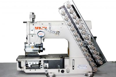 Yuki YK-VC009DI-04095P Burunlu Merdaneli 4 İğne Zincir Dikiş D.Drive Kavramalı Motor - 1