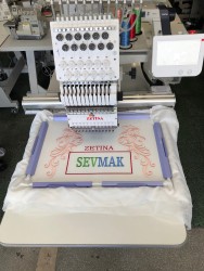 Zetina FR1201 Tek Kafa 12 İğne Nakış Makinesi (500x400mm) - 2