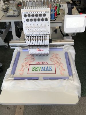 Zetina FR1201 Tek Kafa 12 İğne Nakış Makinesi (500x400mm) - 2