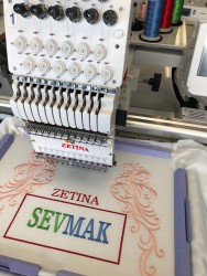 Zetina FR1201 Tek Kafa 12 İğne Nakış Makinesi (500x400mm) - 3