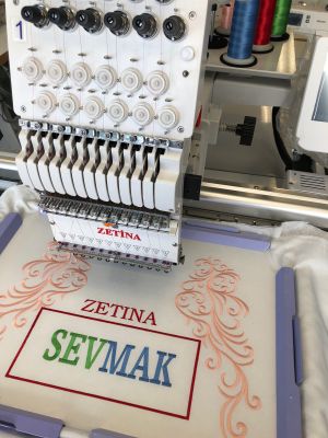 Zetina FR1201 Tek Kafa 12 İğne Nakış Makinesi (500x400mm) - 3